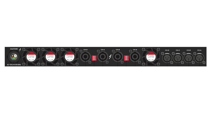 Cục đẩy công suất Wharfedale DP-4120 (4 kênh)